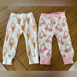 Monica & Andy Groove Pants in Ice Cream Cone & Cherry, 2T